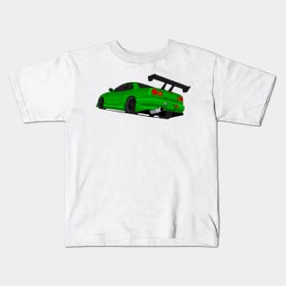 SKYLINE GTR R34 GREEN Kids T-Shirt